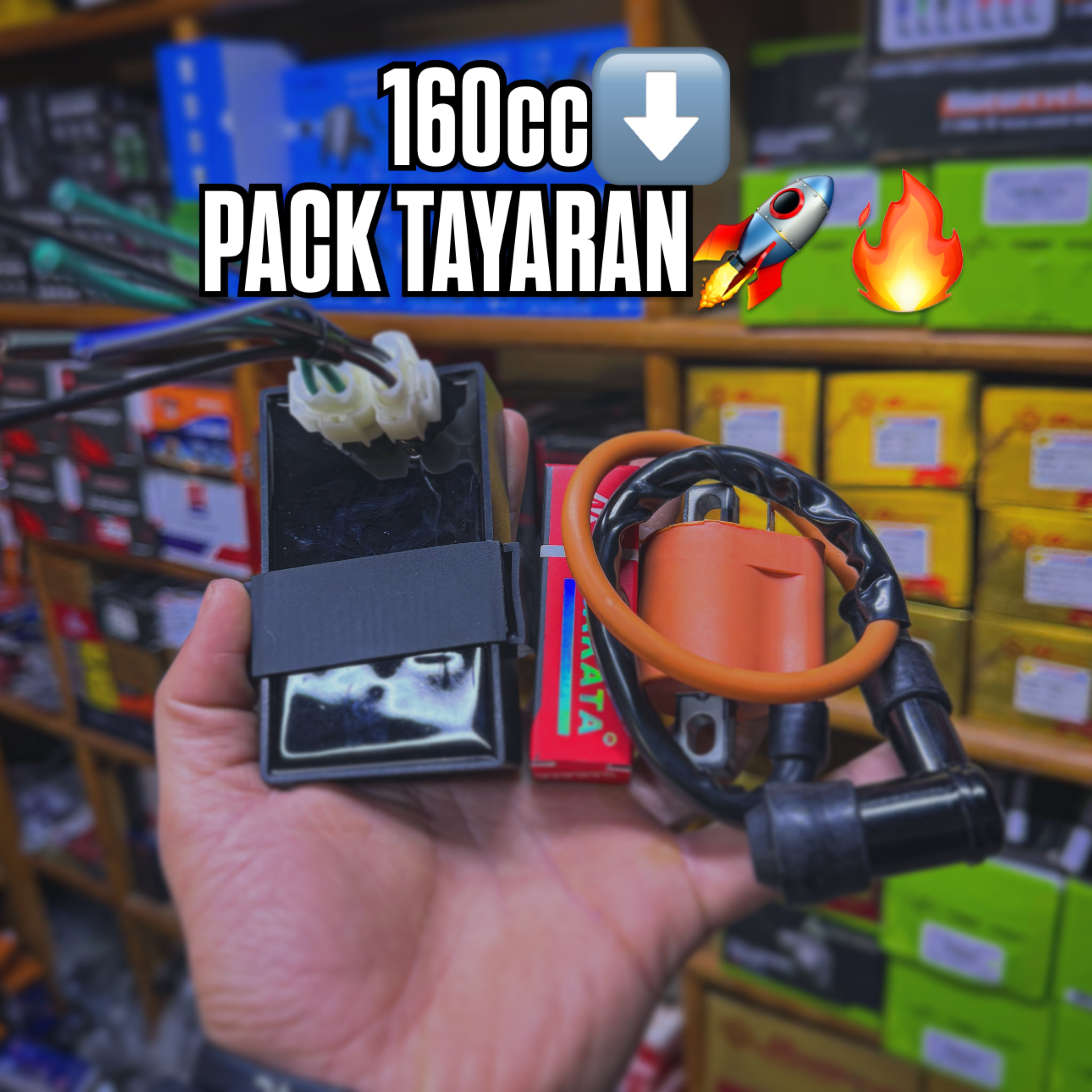 PACK TAYARAN 160cc COMPLETE