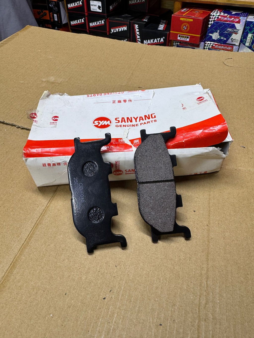 PAIRE PLAQUETTE FREIN AV AR SYM NHT ORIGINAL